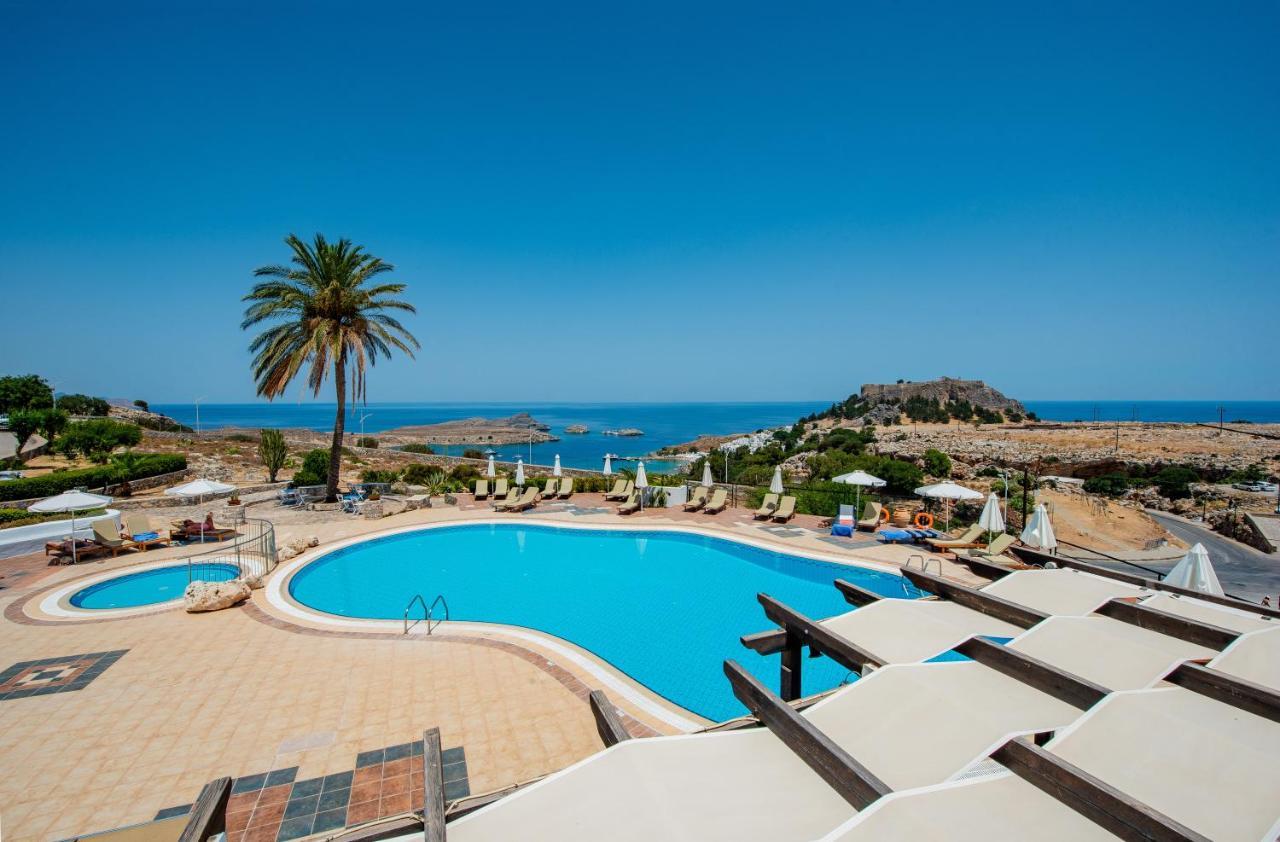 Krana Hotel Líndos Dış mekan fotoğraf
