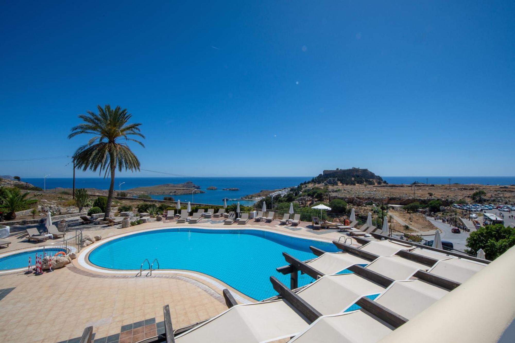 Krana Hotel Líndos Dış mekan fotoğraf